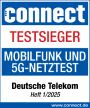 Laut Connect Mobile Network Test, Ausgabe 01/2025